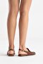 Clifton Women's Genuine Leather Sandals Brown - 8
