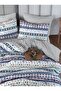 4-Piece Double Duvet Cover Set Diamente - 6