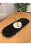 Sera American Service Handmade Cotton Natural Jute Braided Detailed Straw Runner 30X80 - 2