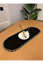 Sera American Service Handmade Cotton Natural Jute Braided Detailed Straw Runner 30X80 - 3