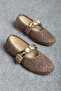 Savage Women's Comfortable Soundless Accessory Detailed Daily Orthopedic Ballerinas