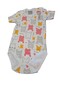 Short-Sleeved Baby Kids 100% Cotton Snap Fastener Bodysuit Colorful Patterned Girl/Boy/Unisex 3.5-6 Years Old - 2