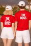 T-Shirt Valentine's Day (Valentine’S Day) February 14 Couple Combination Tshirt 2-Pack Price Real Boss Print