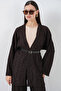 Women's Kimono Pants Double Set 30078 - Brown - 3
