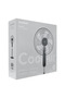 مروحة EVEREST FAN11 سوداء اللون CoolAir بثلاث سرعات، 40 سم، 5 شفرات، إطار 45 واط، تذبذب تلقائيًا - 5