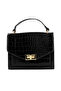 Women Black Multi Strap Mini Clutch Sling Bag - 2