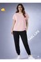 Girls'/Boys' Wide-Fitted Unprinted T-Shirt and Sweatpants Set
