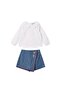 Girl's Heart Patterned Cotton Shirt - 4