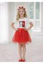Girl's Performance Costume with Crescent and Star and Ataturk Flag Pattern, April 23Rd and Special Holidays