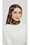 Morya Patterned Rayon Scarf - Brown