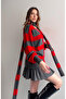 Striped Cardigan Scarf Combination Soft Knitwear - 4