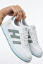 Women's Leopard Patterned Sneaker Casual Green Sports Shoes - 4