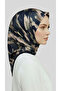 Morya Patterned Rayon Scarf - Khaki - 6