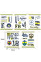 Yellow Sticker Pack - 4