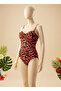 Lasi̇s Women's Leopard Swimsuit - 3