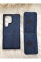 Samsung Galaxy S24 Ultra Compatible Leather Magsafe Case with Stand and Wallet - 5