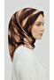 Morya Patterned Rayon Scarf - Brown - 5