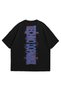 Unisex Black Oversize T-Shirt - Dopamax Techno Printed 100% Cotton Crew Neck Streetwear T-Shirt