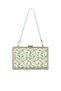Women Transparent Floral Print Clear Clutch Bag - 5