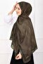 Elegance Patterned Shawl Series Dark Khaki - 2