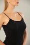 6 Pieces of 100% Cotton (Ribbed) Women's Tank Tops with Straps - 2