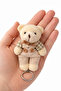 Plush Teddy Bear Keychain Bag Ornament Cute Keychain Accessory - 5