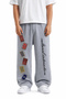Premium Rugs Wide Leg Men's Gray Sweatpants
