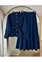 Women's Belted Skirt, Shirt, Hijab, Jeans Set - 7