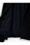 Long Sleeve Stand Collar Pocket Zipper Slim Fit Faux Suede Bomber Jacket - 6