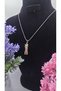 Romantic Interlocking Loving Couple Silver Color Steel Tarnish Resistant Necklace - 2