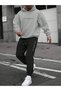 Baskılıl Losangeles Men's Hooded Sweatshirt Bottom-Top Tracksuit Set