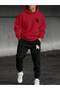 Men's Hooded Sweatshirt Top and Bottom Tracksuit Set Printed