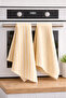 100% Cotton Double Layer Muslin Kitchen Drying Cloth Set of 2 40X60 cm Absorbent Soft Kitchen Towels - Elv - 2