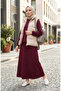 Oysho Fabric Tunic Skirt Double Set 0242-02 Claret Red