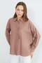 Basic Buttoned Crinkle Shirt - 6