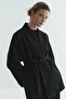 Tweed Kimono Black