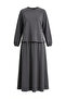 Oysho Fabric Tunic Skirt Double Set 0242-01 Anthracite - 7