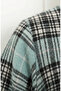 Plaid Patterned Lumberjack Winter Dress 2508-02 Green - 5