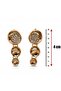 Sparkling, Zircon Detailed, Bogumlu, Elegant Earrings - 4