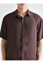 Ozmarka New Season Regular Fit Short Sleeve Viscose Men's Shirt - 3