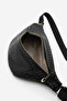 Women's Zipper Closure Long Strap Adjustable Crossbody and Shoulder Bag Nelipa Black - 5