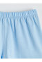 M&B Collection Blue Printed Girl's Shorts Pajama Set - 6
