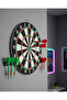 Stylishly Designed Dart Board 12 Inch Durable Wooden Body -