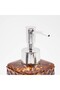 Amber Resin Soap Dispenser – Decorative Bathroom & Kitchen Pump Bottle - 4