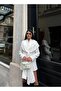 Women's Shawl Collar Tie-Up Jacket Dress - 3