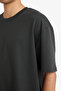 Anti-Wrinkle Cotton Breathable Oversize T-Shirt X3926Az26Sp - 4