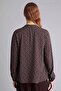 بلوزة بأكمام طويلة وياقة دائرية وطباعة من Regular Fit N1809AZ26SP - 4
