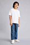 Wide Leg Blue Boy's Jean Pants F8436A8/Nm28 - 3