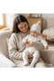 Olive Printed 3-Piece Hospital Release Unisex Set with Gloves, 100% Cotton Sleep & Daily Wear Set - 4