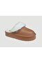 55332 Plush Leather and Fur Slippers - 2